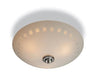 Firstlight 8315 Daisy Semi Flush Fitting - Opal Glass with Decorative Pattern - Firstlight - sparks-warehouse