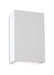Firstlight 8324 Gallery Square Plaster Wall Light - White with White LED's - Firstlight - sparks-warehouse