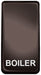 BG Nexus GRBLBN Grid Rocker Labelled  *BOILER* Black Nickel - BG - Sparks Warehouse