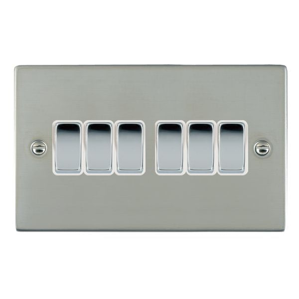 Hamilton 83R26BC-W - Sher BS 6g 10AX 2 Way Rkr BC/WH