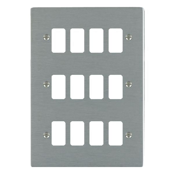 Hamilton 8412GP - Sher SS 12g Apert G/Fix Plt+Grid