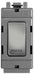 BG Nexus GBS14 Grid Brushed Steel 20AX 2 Way Switch Module  Retractive Labelled  *PRESS* - BG - sparks-warehouse