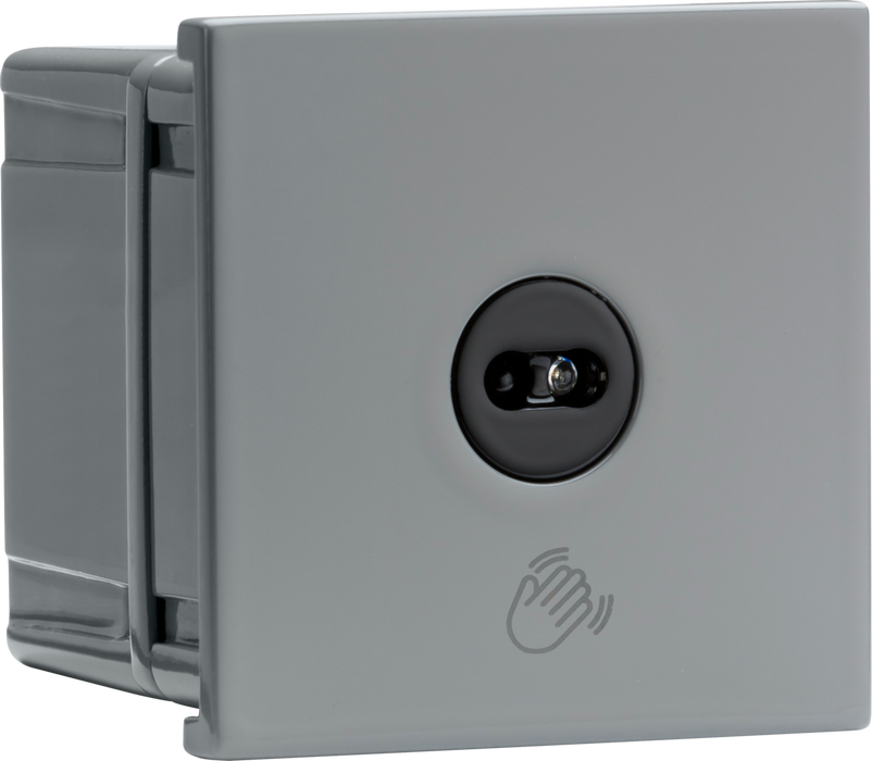 Knightsbridge NETTS1GY 1G 1-Way Touchless Gesture Switch Module 50 x 50mm - Grey Modules Knightsbridge - Sparks Warehouse