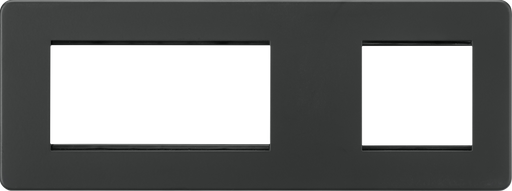 Knightsbridge SF6GAT Screwless 6G Modular Faceplate (2G + 4G) - Anthracite  Sparks Warehouse - Sparks Warehouse