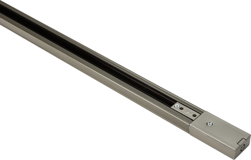 Knightsbridge TRK3MAS 230V 10A Single Circuit Track Satin Nickel 3 mtr  Sparks Warehouse - Sparks Warehouse