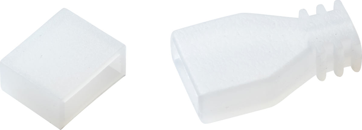 Knightsbridge LFCFIX10 LFC IP67 front and end cap 10mm ML Knightsbridge - Sparks Warehouse