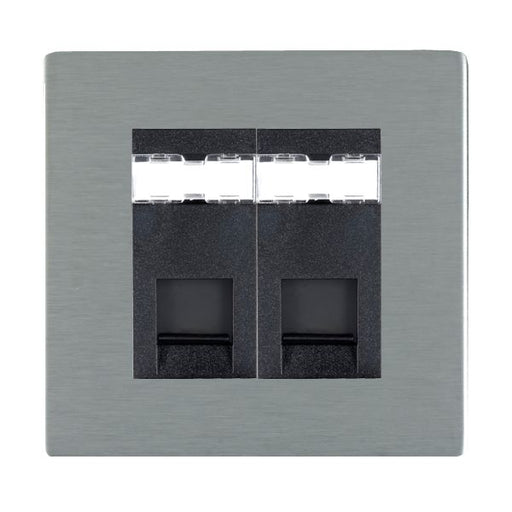 Hamilton 84C2J12B - Sher CFX SS 2g RJ12 Outlet-Unshield BL