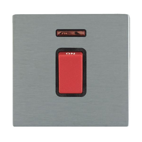 Hamilton 84C45NB - S-CFX SS 1g 45A Double Pole+N Red Rkr/BL