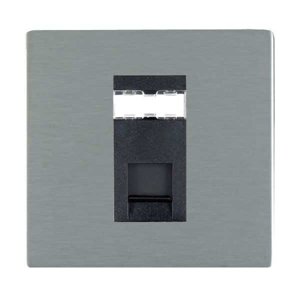 Hamilton 84CJ12B - Sher CFX SS 1g RJ12 Outlet-Unshield BL