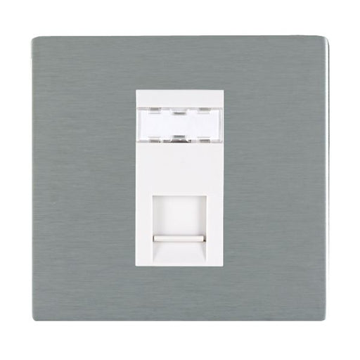 Hamilton 84CJ12W - Sher CFX SS 1g RJ12 Outlet-Unshield WH