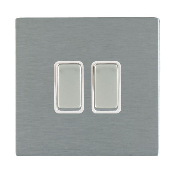 Hamilton 84CR22SS-W - Sher CFX SS 2g 10AX 2 Way Rkr SS/WH