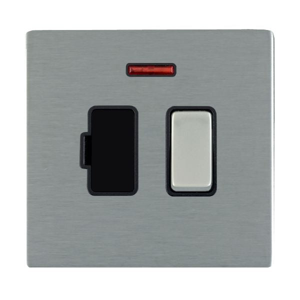 Hamilton 84CSPNSS-B - S-CFX SS 13A DP Fused Spur+N SS/BL