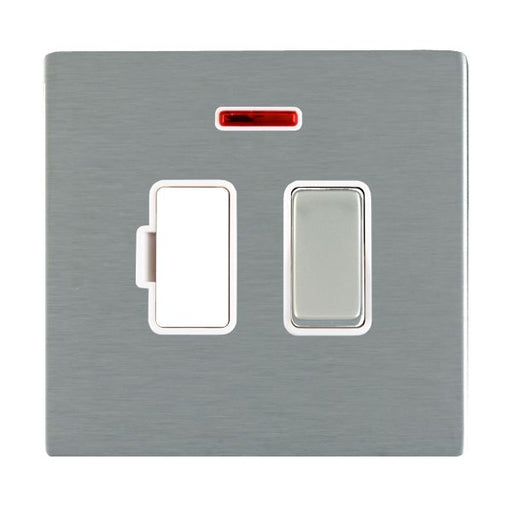 Hamilton 84CSPNSS-W - S-CFX SS 13A DP Fused Spur+N SS/WH