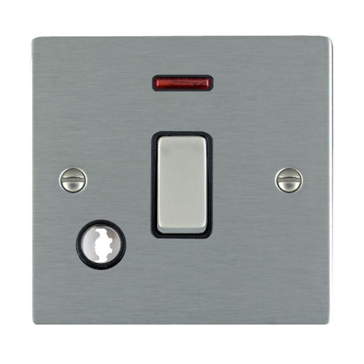 Hamilton 84DPNCSS-B - Sher SS 1g 20AX DP Rkr+Neon+CO SS/BL