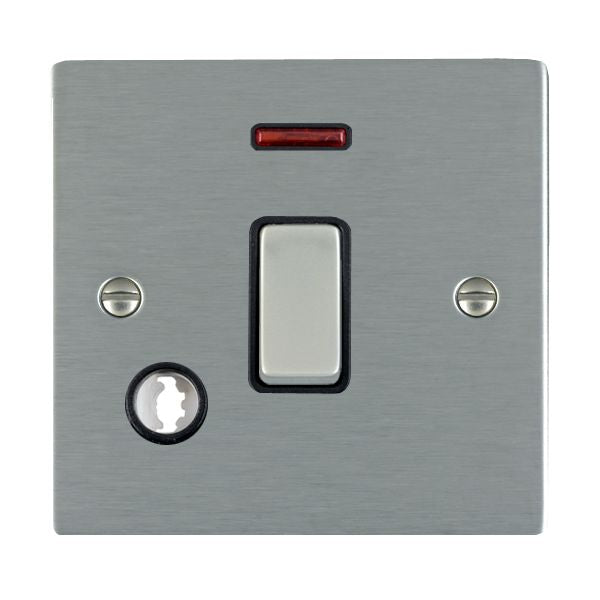 Hamilton 84DPNCSS-B - Sher SS 1g 20AX DP Rkr+Neon+CO SS/BL