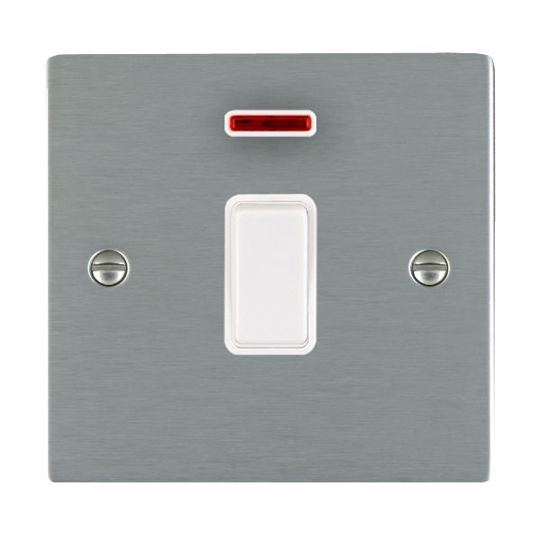 Hamilton 84DPNWH-W - Sher SS 1g 20AX DP Rkr + Neon WH/WH