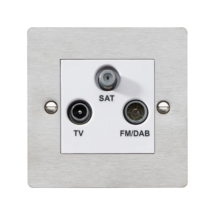 Hamilton 84DTRIDW - Sher SS Non-Isolat DAB TV+FM+SAT WH