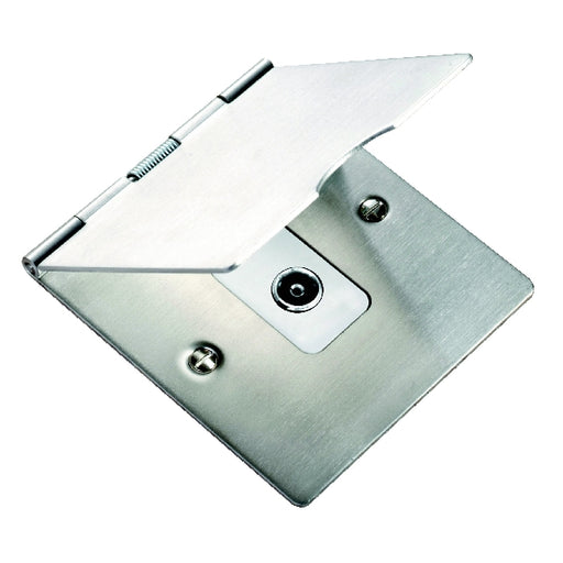 Hamilton 84DTVW - Shr Flr SS 1g No-Isolat TV 1in/1out WH