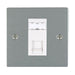 Hamilton 84J12W - Sher SS 1g RJ12 Outlet-Unshield WH