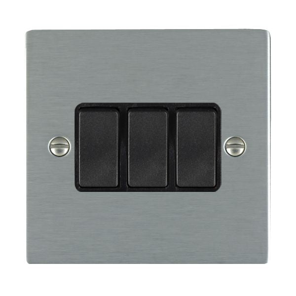 Hamilton 84R23BL-B - Sher SS 3g 10AX 2 Way Rkr BL/BL