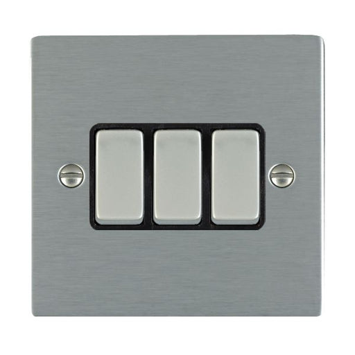 Hamilton 84R23SS-B - Sher SS 3g 10AX 2 Way Rkr SS/BL