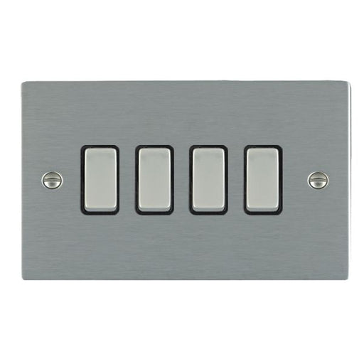 Hamilton 84R24SS-B - Sher SS Rkr 2 Way 4g 10AX SS/BL