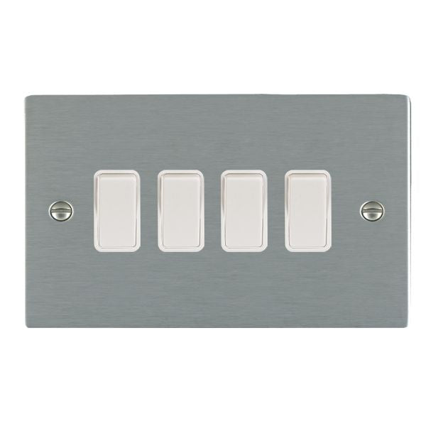 Hamilton 84R24WH-W - Sher SS Rkr 2 Way 4g 10AX WH/WH