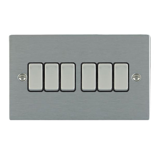 Hamilton 84R26SS-B - Sher SS 6g 10AX 2 Way Rkr SS/BL