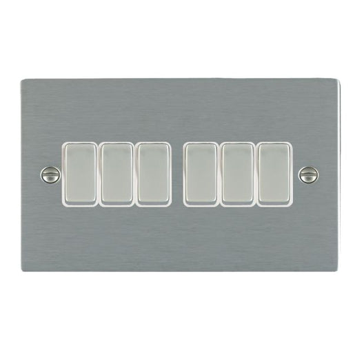 Hamilton 84R26SS-W - Sher SS 6g 10AX 2 Way Rkr SS/WH