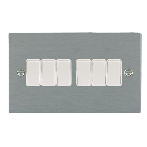 Hamilton 84R26WH-W - Sher SS 6g 10AX 2 Way Rkr WH/WH