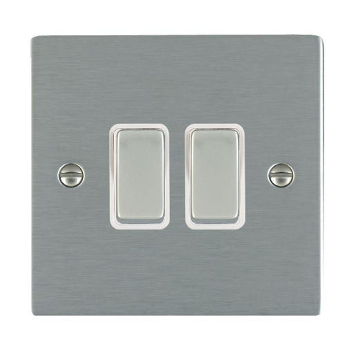 Hamilton 84R32SS-W - Sher SS 2g 10AX Inter Rkr SS/WH