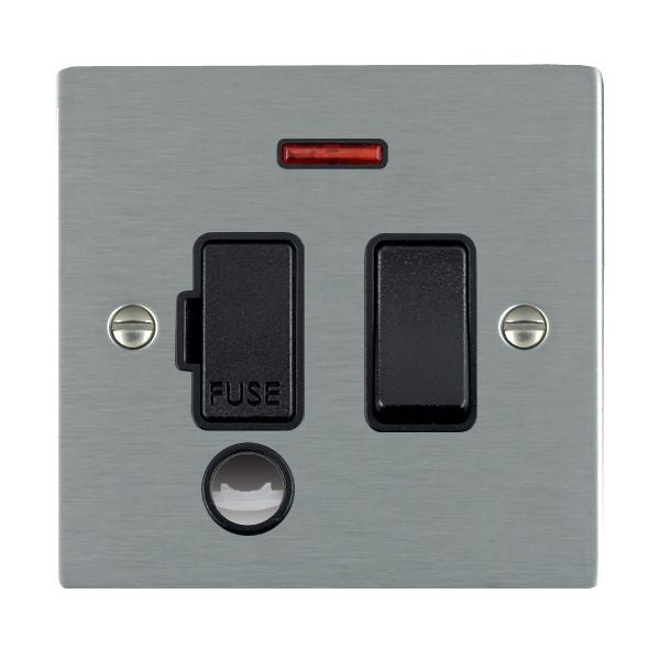 Hamilton 84SPNCBL-B - Sher SS 13A DP Fuse SP+N+CO BL/BL