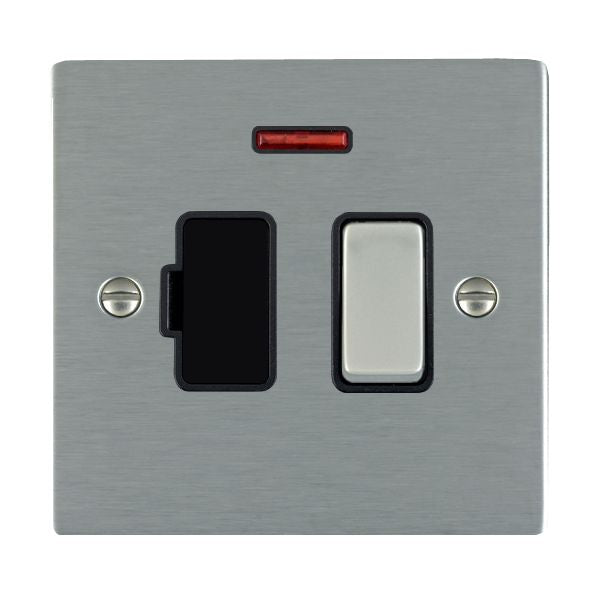 Hamilton 84SPNSS-B - Sher SS 13A DP Fused Spur+N SS/BL