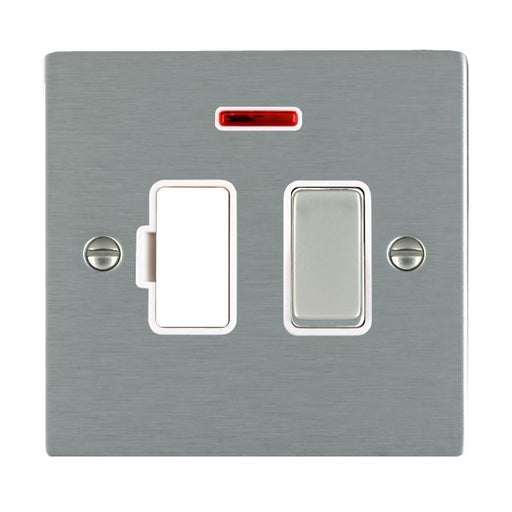 Hamilton 84SPNSS-W - Sher SS 13A DP Fused Spur+N SS/WH