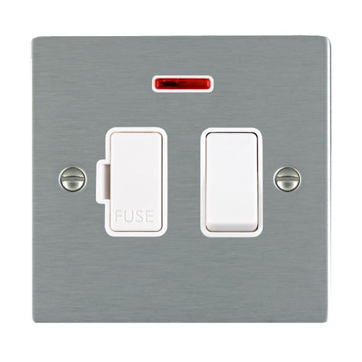 Hamilton 84SPNWH-W - Sher SS 13A DP Fused Spur+N WH/WH