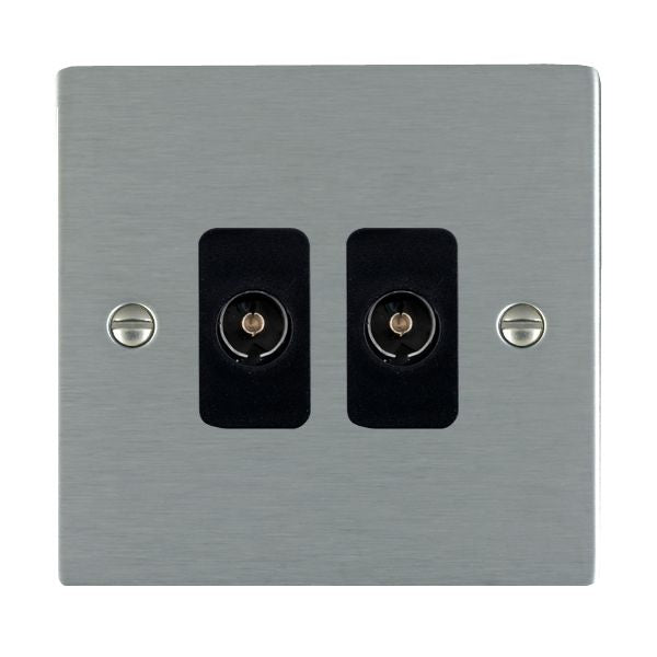 Hamilton 84TV2B - Sher SS 2g Non-Isolated TV 2in/2out BL