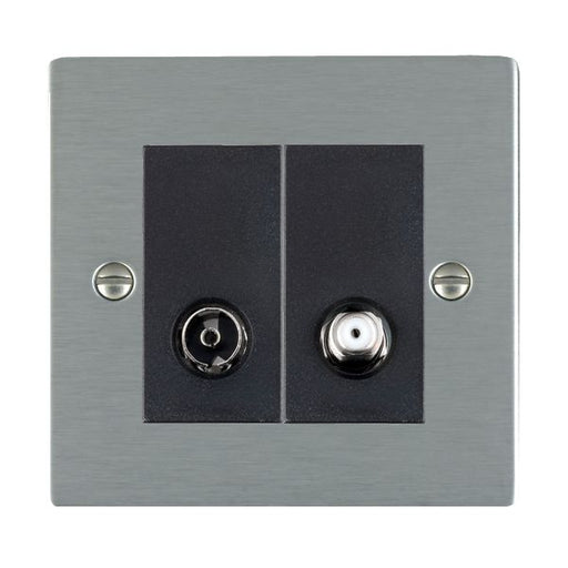 Hamilton 84TVSATB - Sher SS 2g N-Isol TV+Sat 2in/2out BL