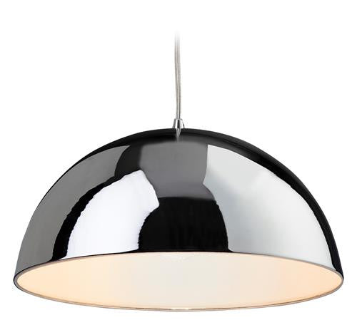 Firstlight 8622CHWH Bistro Pendant - Chrome with White Inside - Firstlight - sparks-warehouse