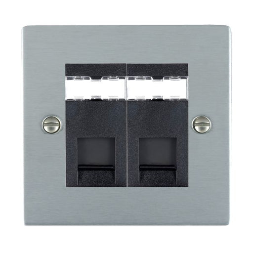 Hamilton 862J12B - Sher SC 2g RJ12 Outlet-Unshield BL