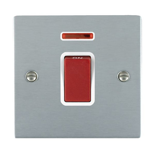 Hamilton 8645NW - Sher SC 1g 45A Double Pole+N Red Rkr/WH