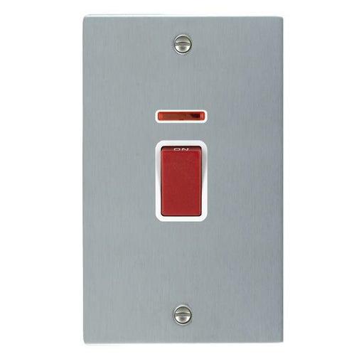 Hamilton 8645VW - Sher SC 45A DP+NEON VERTICAL Red Rkr/WH