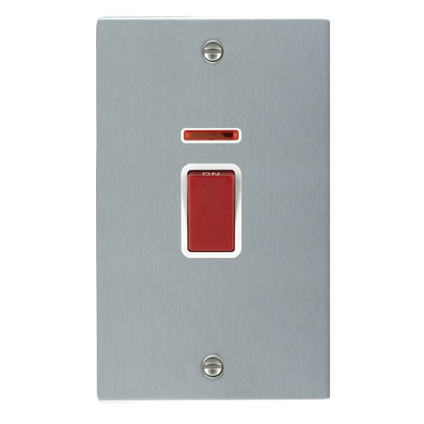 Hamilton 8645VW - Sher SC 45A DP+NEON VERTICAL Red Rkr/WH