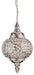 Firstlight 8648CH Taj Pendant - Chrome with Clear Acrylic - Firstlight - sparks-warehouse