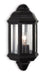 Firstlight 8655BK Park Wall Light - Black Polycarbonate - Firstlight - sparks-warehouse