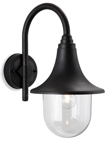 Firstlight 8660BK Astra Lantern - Wall Light - Black Resin - Firstlight - sparks-warehouse