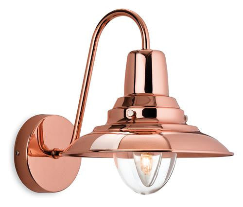 Firstlight 8686CP Fisherman Wall Light - Copper with Clear Glass - Firstlight - sparks-warehouse