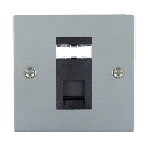 Hamilton 86J12B - Sher SC 1g RJ12 Outlet-Unshield BL
