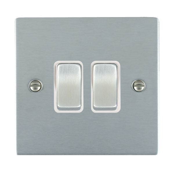 Hamilton 86R22SC-W - Sher SC 2g 10AX 2 Way Rkr SC/WH