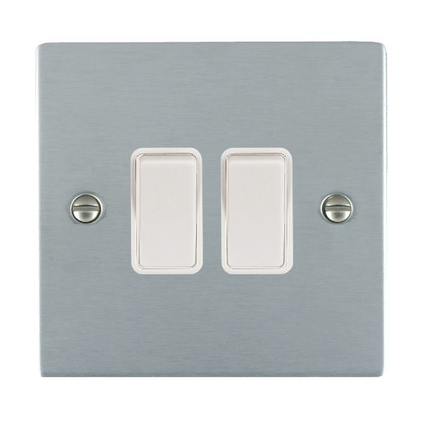 Hamilton 86R22WH-W - Sher SC 2g 10AX 2 Way Rkr WH/WH