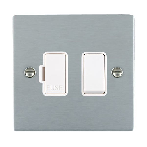 Hamilton 86SPWH-W - Sher SC 1g 13A DP Fused Spur WH/WH